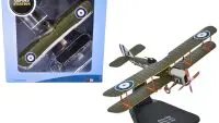 Airco DH4 Bomber Plane 1/72 Diecast Model - 202 Squadron RFC 1918 by Oxford Diecast