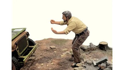 4X4 Mechanic Figure 6 for 1/18 Scale Models - American Diorama Collectible