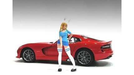Cosplay Girls Figure Set for 1/24 Scale Models by American Diorama - Enhance Your Diorama Collection
