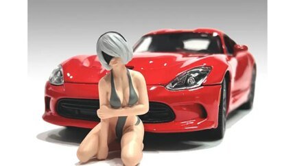 Cosplay Girls Figure 5 for 1/18 Scale Models by American Diorama: Enhance Your Collection
