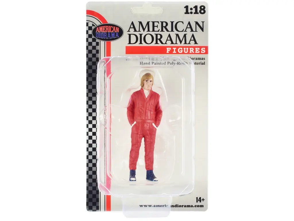 70s Racing Legends Figures Set A & B for 1/18 Scale Models by American Diorama 3 70s Racing Legends Figures Set A & B for 1/18 Scale Models by American Diorama - Image 3