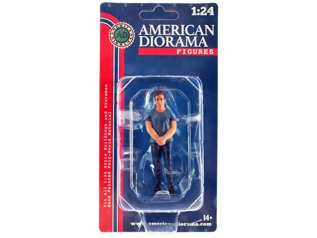 Car Meet 3 Figurine 4 - 1/24 Scale Model Accessory by American Diorama - Image 2