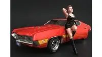 Retro 70’s Style Figure I for 1/18 Scale Models by American Diorama - Perfect for Vintage Diorama Enthusiasts