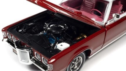 1969 Pontiac Royal Bobcat Grand Prix Model J 1/18 Diecast Car - Matador Red by Auto World