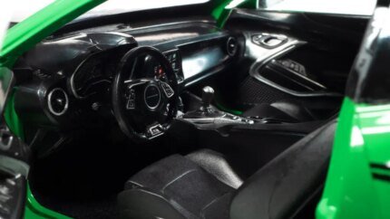 2017 Nickey Chevrolet Camaro SS 1LE Krypton Green Diecast Model 1/18 by Auto World