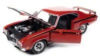 1972 Buick GSX Muscle Car: Iconic Fire Red with Black Stripes for Sale