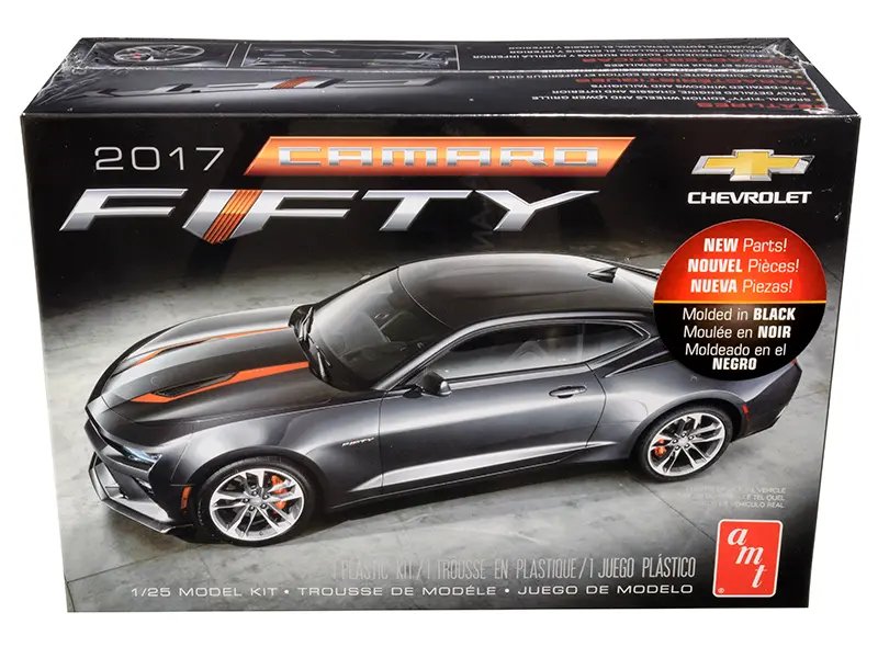 Build Your Own 2017 Chevrolet Camaro FIFTY: AMT 1/25 Scale Model Kit