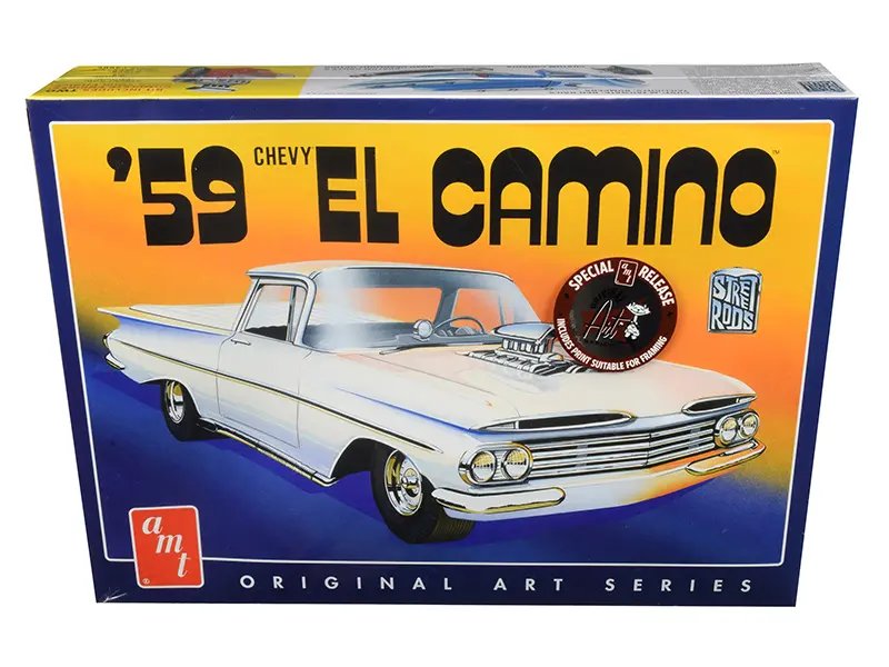 Build Your Dream: 1959 Chevrolet El Camino 2-in-1 Model Kit by AMT – Original Art Series