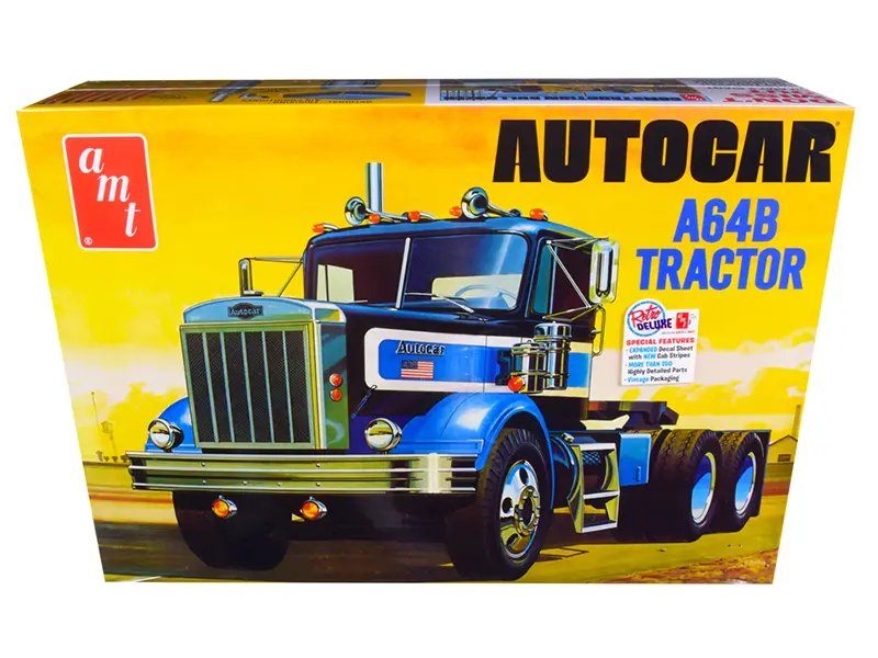 Build Your Own AMT Autocar A64B Tractor: 1/25 Scale Model Kit for Enthusiasts