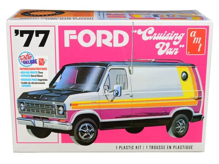Build Your Dream Ride: 1977 Ford Cruising Van 1/25 Scale Model Kit by AMT