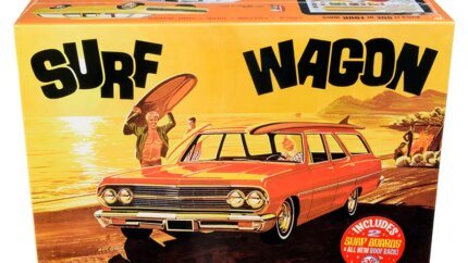 Build Your Dream 1965 Chevrolet Chevelle Surf Wagon: AMT 1/25 Scale Model Kit with Surfboards