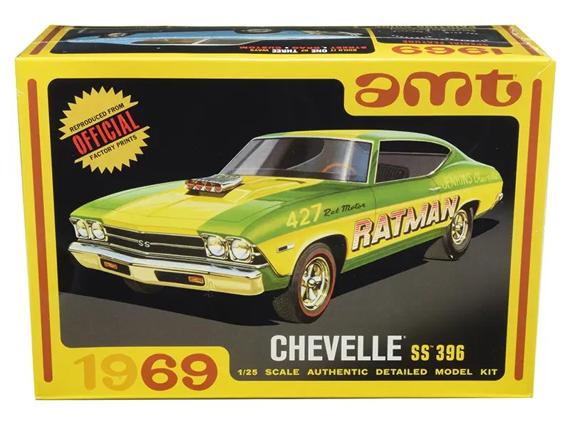 Build Your Dream: 1969 Chevrolet Chevelle SS 396 Model Kit by AMT – 1/25 Scale