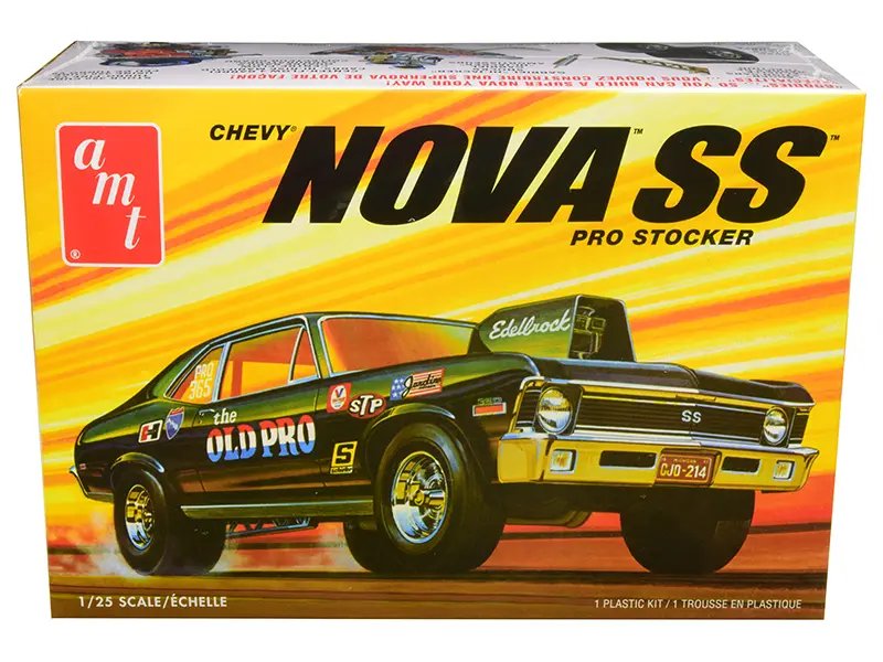 Build Your Own 1972 Chevrolet Nova SS Pro Stocker: AMT 1/25 Scale Model Kit