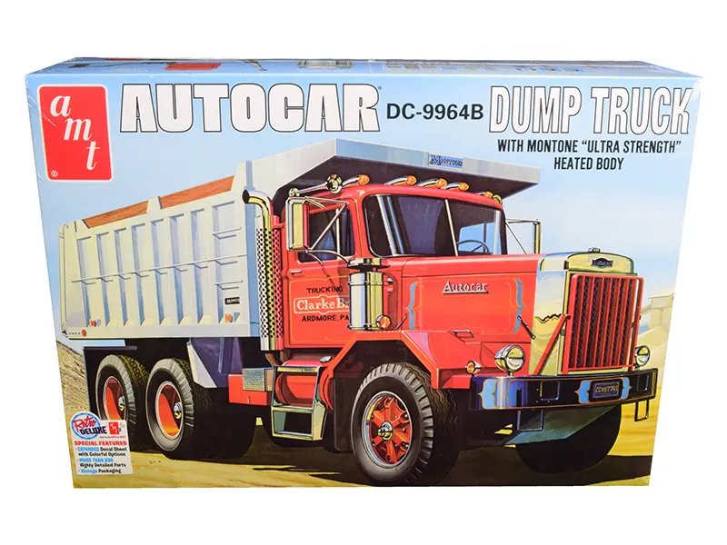 Build Your Own AMT Autocar DC-9964B Dump Truck: 1/25 Scale Model Kit