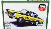 Build the Iconic 1966 Plymouth Barracuda 'Hemi Under Glass' 1/25 Scale Model Kit by AMT