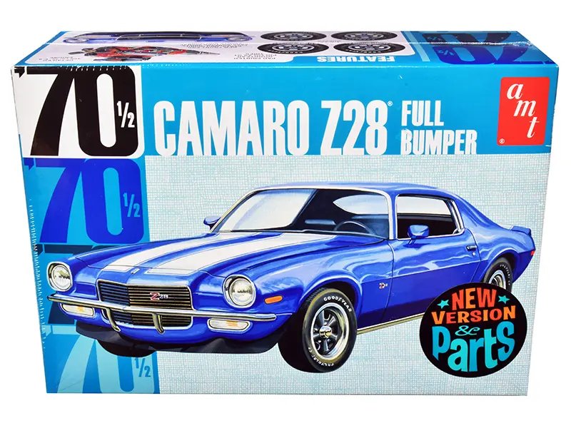 Build the Iconic 1970 1/2 Chevrolet Camaro Z28: AMT 1/25 Scale Model Kit
