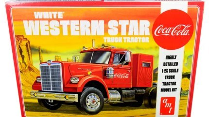 Build Your Own Coca-Cola Western Star Semi Truck: 1/25 Scale Model Kit by AMT