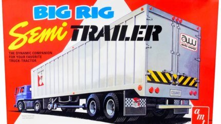 AMT 1/25 Scale Big Rig Semi Trailer Model Kit - 2-in-1 with Pallets