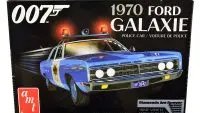 Build the Iconic 1970 Ford Galaxie Police Car from James Bond's 'Diamonds Are Forever' - 1/25 Scale Model Kit by AMT