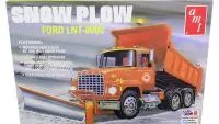 Build Your Own Ford LNT-8000 Snow Plow Truck: AMT 1/25 Scale Model Kit