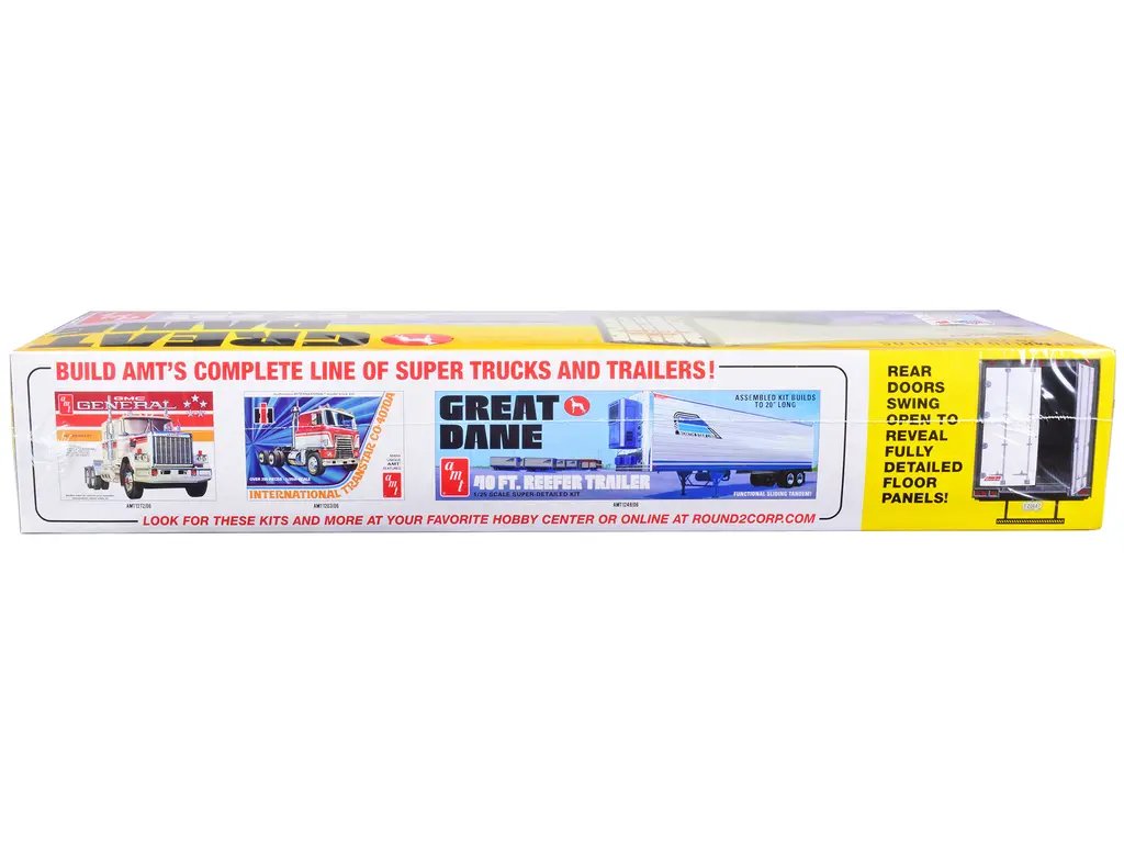 AMT Skill 3 1/25 Scale Great Dane 40 Ft. Dry Goods Trailer Model Kit
