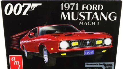 Build the Iconic 1971 Ford Mustang Mach 1 from James Bond's 'Diamonds are Forever' - 1/25 Scale Model Kit by AMT