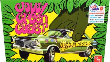 Build the 1965 Ford Galaxie 'Jolly Green Gasser' 1/25 Scale Model Kit by AMT