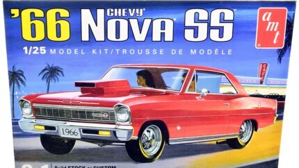 Build Your Dream: 1966 Chevrolet Nova SS 2-in-1 Model Kit by AMT - 1/25 Scale