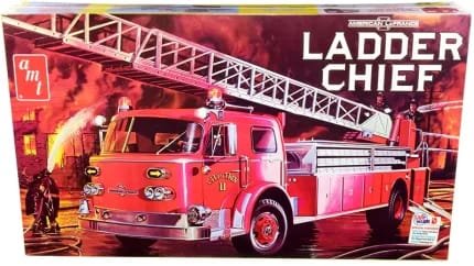Build the Iconic American LaFrance Ladder Chief Fire Truck: 1/25 Scale Model Kit by AMT