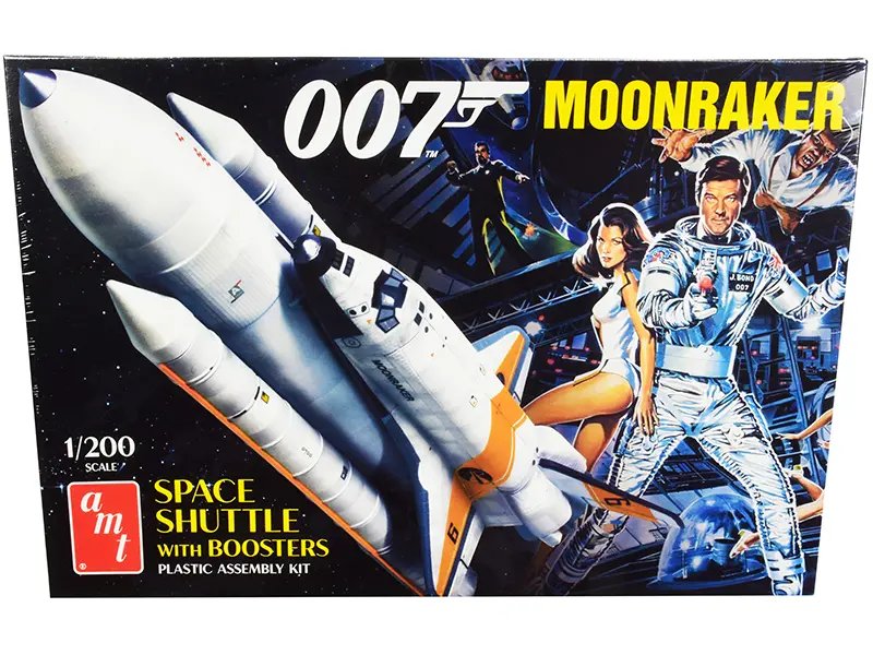 Build the Iconic Moonraker Space Shuttle Model Kit – 1/200 Scale by AMT