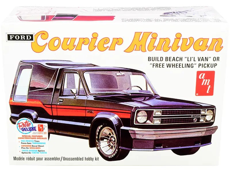 Build Your Own 1978 Ford Courier Minivan: AMT 1/25 Scale Model Kit