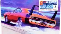 Build the Iconic 1969 Dodge Charger Daytona USPS Model Kit - 1/25 Scale by AMT