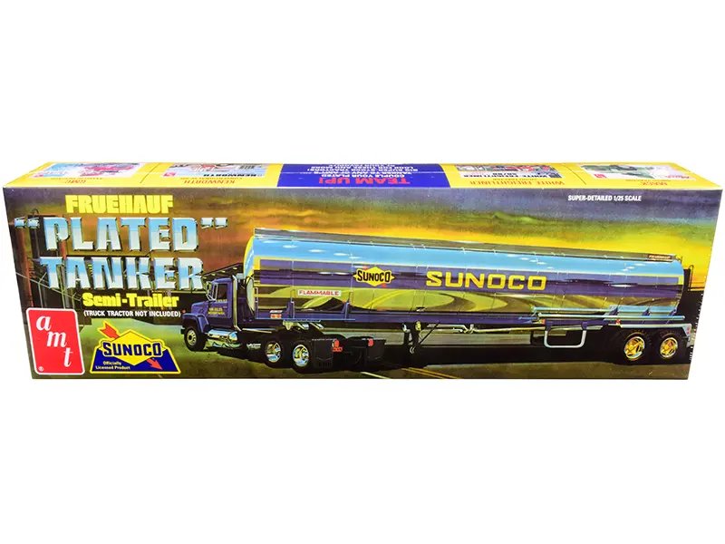 Build the AMT Skill 3 Sunoco Tanker: 1/25 Scale Fruehauf Model Kit