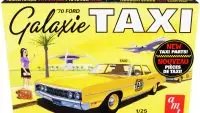 Build Your Own 1970 Ford Galaxie Taxi: AMT Skill 2 Model Kit with Luggage - 1/25 Scale
