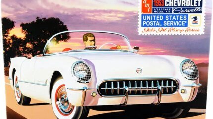 1953 Chevrolet Corvette USPS Model Kit 1/25 Scale Collectible Tin by AMT