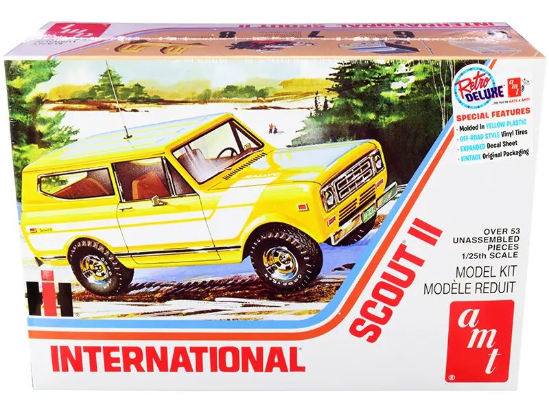 Build Your Own IH International Harvester Scout II: AMT 1/25 Scale Model Kit