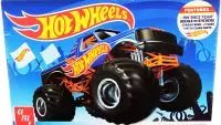 Skill 2 Model Kit Hot Wheels Race Team Monster Truck 1/25 Scale Model by AMT