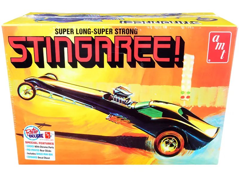 Build Your Dream Dragster: AMT Skill 2 Stingaree Custom 1/25 Scale Model Kit