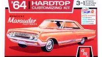 1964 Mercury Marauder Fastback 3-in-1 Model Kit 1/25 Scale by AMT – Skill 2 Build