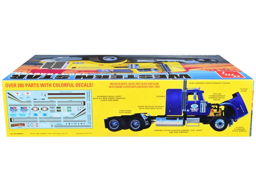 Build Your Dream: AMT Skill 3 Western Star 4964 Truck Tractor 1/24 Scale Model Kit