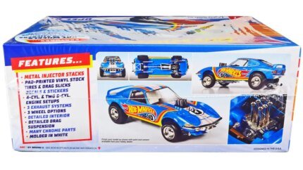 Skill 2 Model Kit Hot Wheels Opel GT 3-in-1 Kit 1/25 Scale Model by AMT