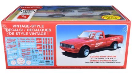 1980 Dodge Ram D-50 Coca-Cola Pickup Truck Model Kit 1/25 Scale by AMT