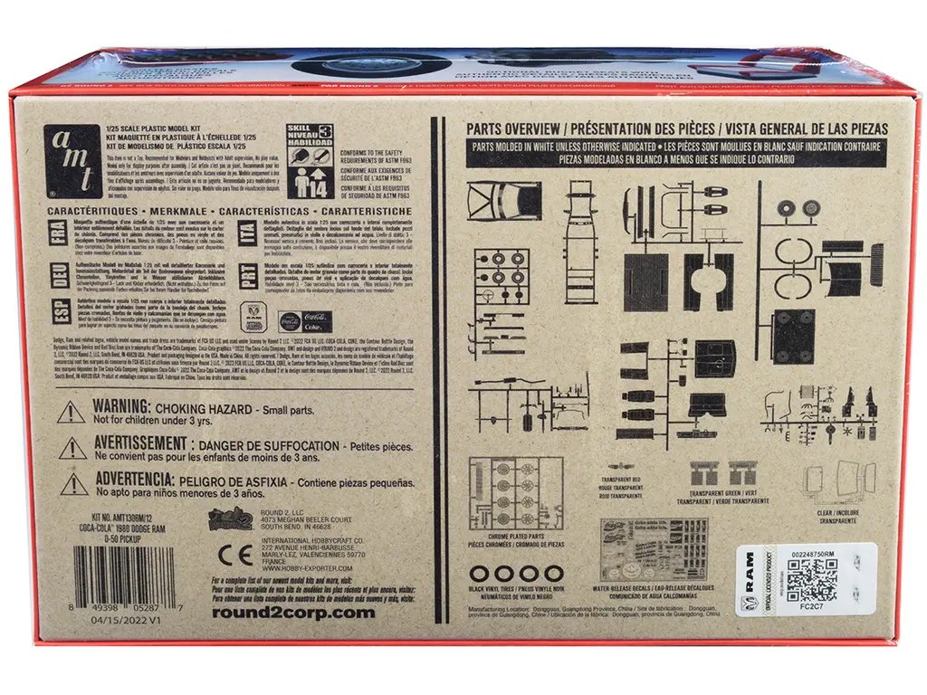 1980 Dodge Ram D-50 Coca-Cola Pickup Truck Model Kit 1/25 Scale by AMT 2 1980 Dodge Ram D-50 Coca-Cola Pickup Truck Model Kit 1/25 Scale by AMT - Image 2