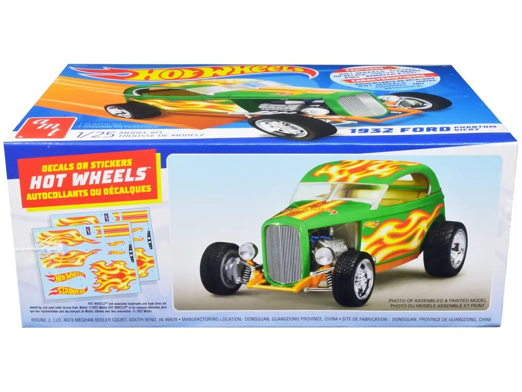 Build Your Dream: 1932 Ford Phantom Vicky Hot Wheels 1/25 Scale Model Kit by AMT