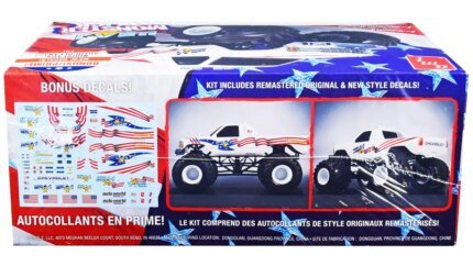 Build Your Own Chevrolet Silverado USA-1 Monster Truck: AMT 1/32 Scale Model Kit