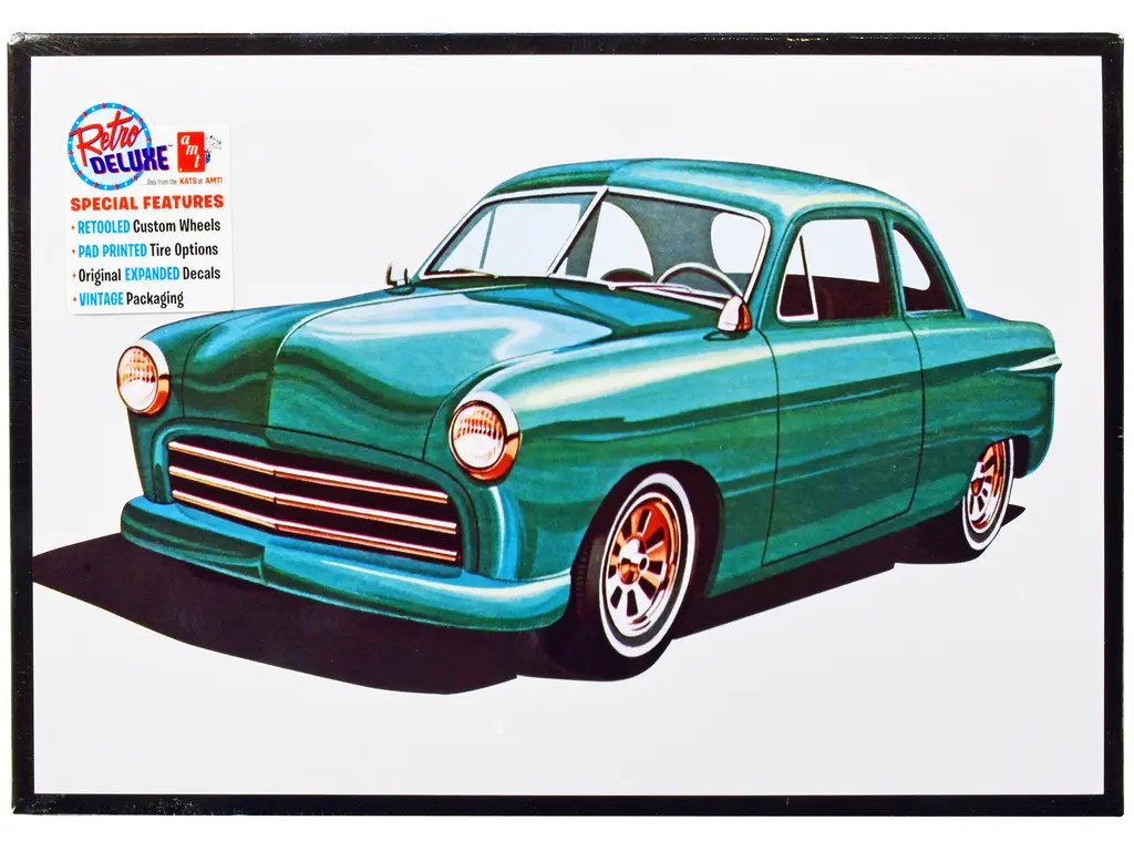 Skill 2 Model Kit 1949 Ford Coupe "The 49'er" 3-in-1 Kit 1/25 Scale Model by AMT 2 Skill 2 Model Kit 1949 Ford Coupe "The 49'er" 3-in-1 Kit 1/25 Scale Model by AMT - Image 2