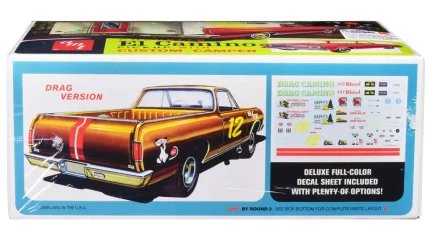 Build Your Dream: 1965 Chevrolet El Camino with Camper 3-in-1 Model Kit by AMT - 1/25 Scale