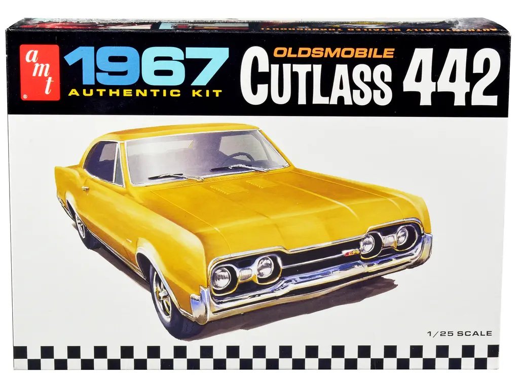 Build Your Dream: 1967 Oldsmobile Cutlass 442 1/25 Scale Model Kit by AMT 3 Build Your Dream: 1967 Oldsmobile Cutlass 442 1/25 Scale Model Kit by AMT - Image 3