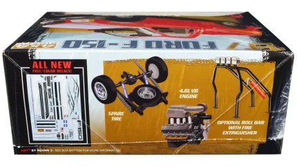 Build Your Own 1997 Ford F-150 4X4: AMT 1/25 Scale Model Kit