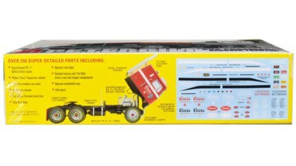 Build Your Own Peterbilt 352 Pacemaker Cabover 'Coors' 1/25 Scale Model Kit by AMT